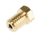 RS PRO 3D Printer Part Nozzle Brass 0.2 mm Thread Size M6 173-4714