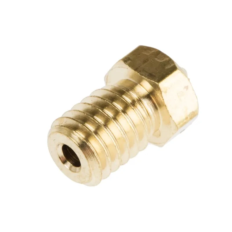 RS PRO 3D Printer Part Nozzle Brass 0.2 mm Thread Size M6 173-4714
