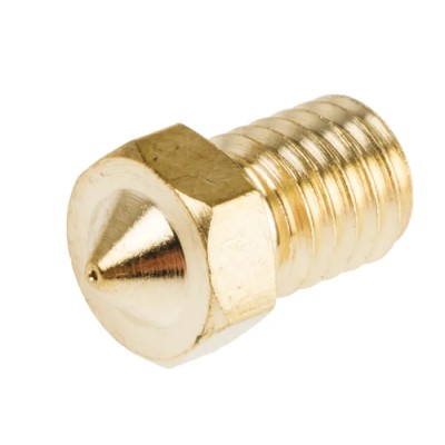 RS PRO 3D Printer Part Nozzle Brass, 0.3 mm, Thread Size M6 173-4715