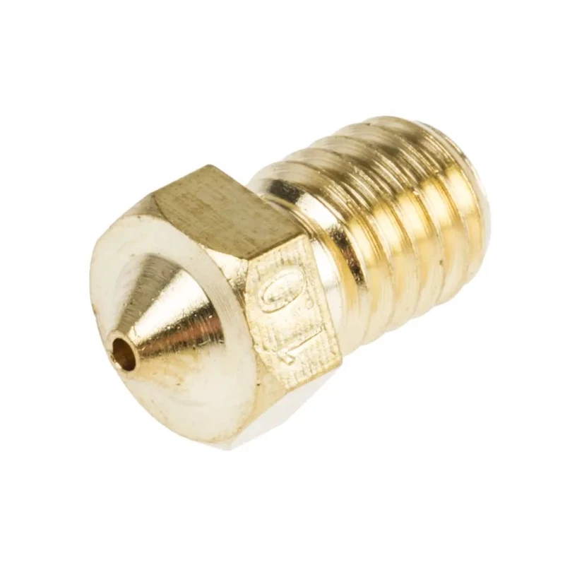 RS PRO Brass 3D Printer Part Nozzle 1 mm Thread Size M6 173-4719