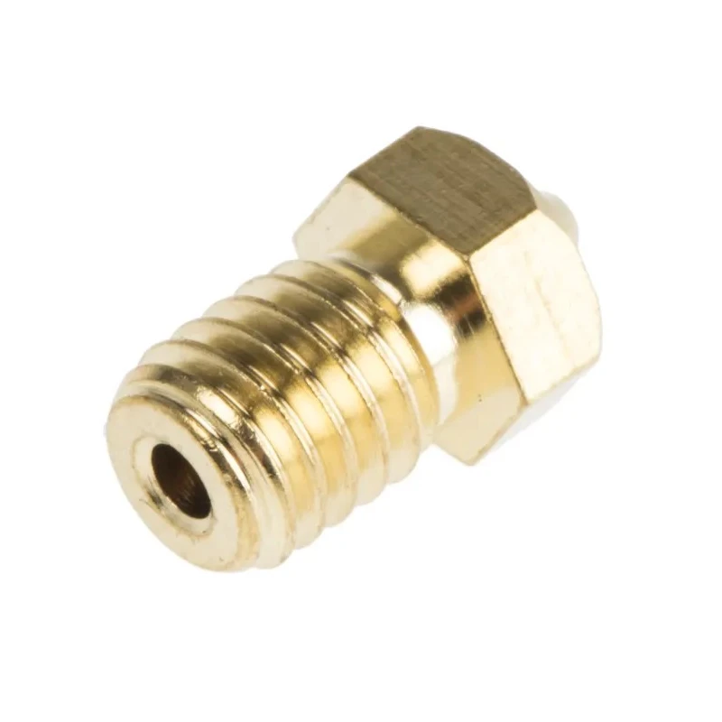 RS PRO Brass 3D Printer Part Nozzle 1 mm Thread Size M6 173-4719