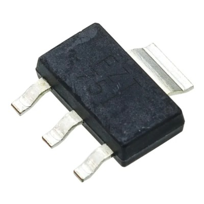 DiodesZetex PNP Bipolar Transistor 3 A, 60 V, 4-Pin SOT-223, Surface Mount FZT751TA