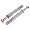 RS PRO Nylon Frame Fixing, 10 mm Drill Diameter, 80 mm Length, Maximum Fixing Thickness 35 mm 275-793