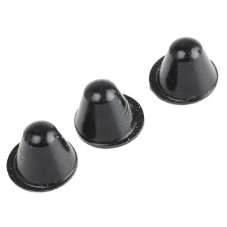 RS PRO Conical Polyurethane Self-Adhesive Feet 18.3 mm Diameter 14.2 mm Thickness 173-5953