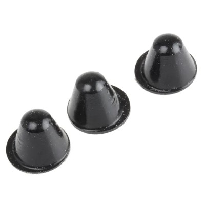 RS PRO Conical Polyurethane Self-Adhesive Feet 18.3 mm Diameter 14.2 mm Thickness 173-5953