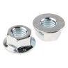 RS PRO Bright Zinc Stainless Steel Flanged Hex Nut M10 DIN 6923 21.80mm Flange Diameter 10mm Height 275-490
