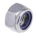 RS PRO Plain Stainless Steel Locknut Nylon Insert DIN 985 M16 24mm Width 16mm Height 275-692