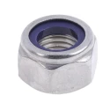 RS PRO Plain Stainless Steel Locknut Nylon Insert DIN 985 M16 24mm Width 16mm Height 275-692