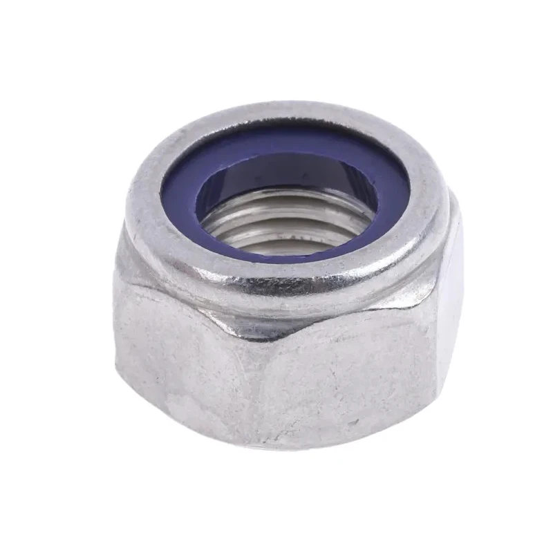 RS PRO Plain Stainless Steel Locknut Nylon Insert DIN 985 M16 24mm Width 16mm Height 275-692