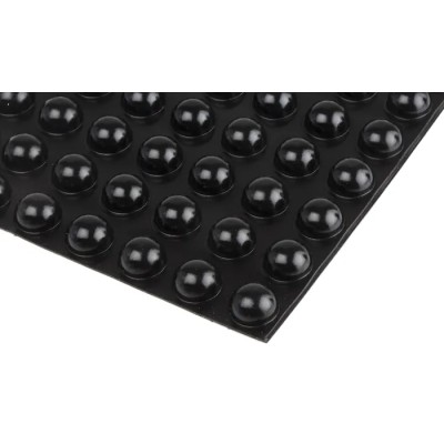 RS PRO Hemispherical Polyurethane Self-Adhesive Feet 17.8 mm Diameter 9.6 mm Thick 173-5961