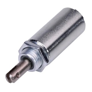 Johnson Electric Linear Solenoid Pull Action 100% Duty Cycle 12.7mm Stroke 26.67mm Length 4W Power 37.41Ω Coil 195202-234