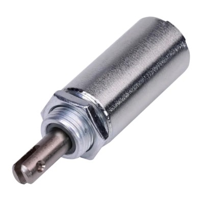 Johnson Electric Linear Solenoid Pull Action 100% Duty Cycle 12.7mm Stroke 26.67mm Length 4W Power 37.41Ω Coil 195202-234