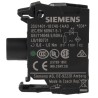 Siemens SIRIUS ACT 3SU14 Series Light Block, 110V AC, Green LED Indicator, Screw Terminal 3SU1401-1BC40-1AA0
