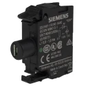 Siemens SIRIUS ACT 3SU14 Series Light Block, 110V AC, Green LED Indicator, Screw Terminal 3SU1401-1BC40-1AA0