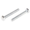 RS PRO Bright Zinc Steel Hex Bolt M10 x 70 mm Grade 8.8 Threaded DIN 933 276-213