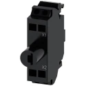 Siemens SIRIUS ACT 3SU14 Series LED Light Block 24 V AC/DC Green, Spring Loaded Terminal 3SU1401-2BB40-3AA0