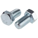RS PRO Bright Zinc Steel Hex Bolt M16 x 30 mm Grade 8.8 Steel DIN 933 276-241