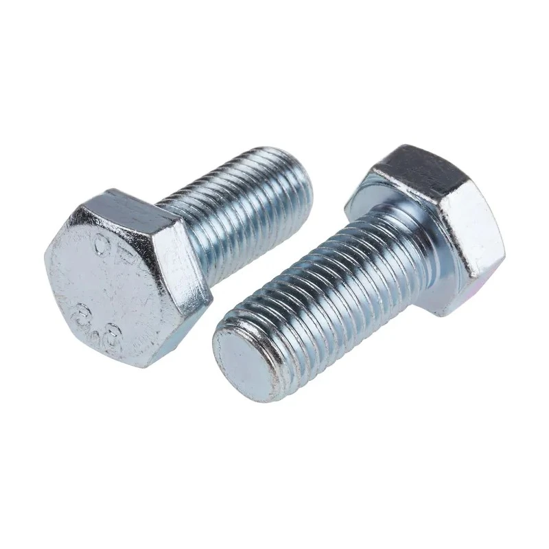 RS PRO Bright Zinc Steel Hex Bolt M16 x 35 mm Grade 8.8 DIN 933 276-257