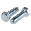 RS PRO Bright Zinc Steel Hex Bolt M16 x 50 mm Grade 8.8 DIN 933 276-285