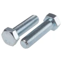 RS PRO Bright Zinc Steel Hex Bolt M16 x 60 mm Grade 8.8 DIN 933 276-291