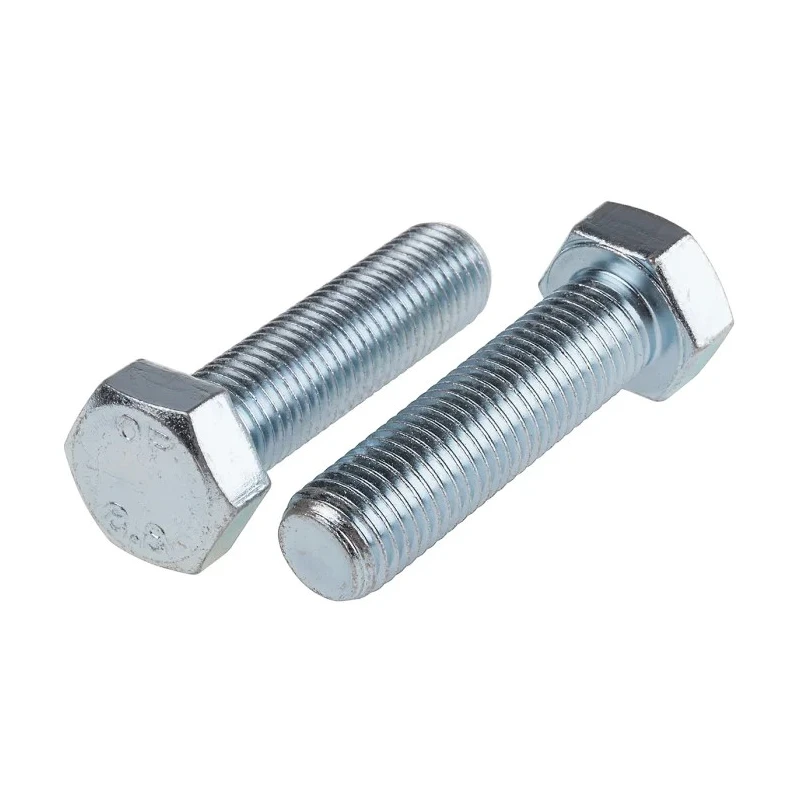 RS PRO Bright Zinc Steel Hex Bolt M16 x 60 mm Grade 8.8 DIN 933 276-291