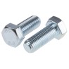 RS PRO Bright Zinc Steel Hex Bolt M20 x 50 mm, Grade 8.8, DIN 933 276-336