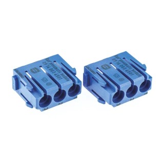 HARTING Heavy Duty Power Connector Module HAN Modular Series Male 3 Contacts 09140034501