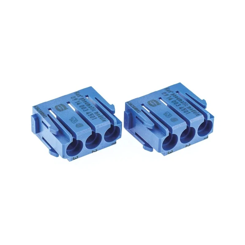 HARTING Heavy Duty Power Connector Module HAN Modular Series Male 3 Contacts 09140034501