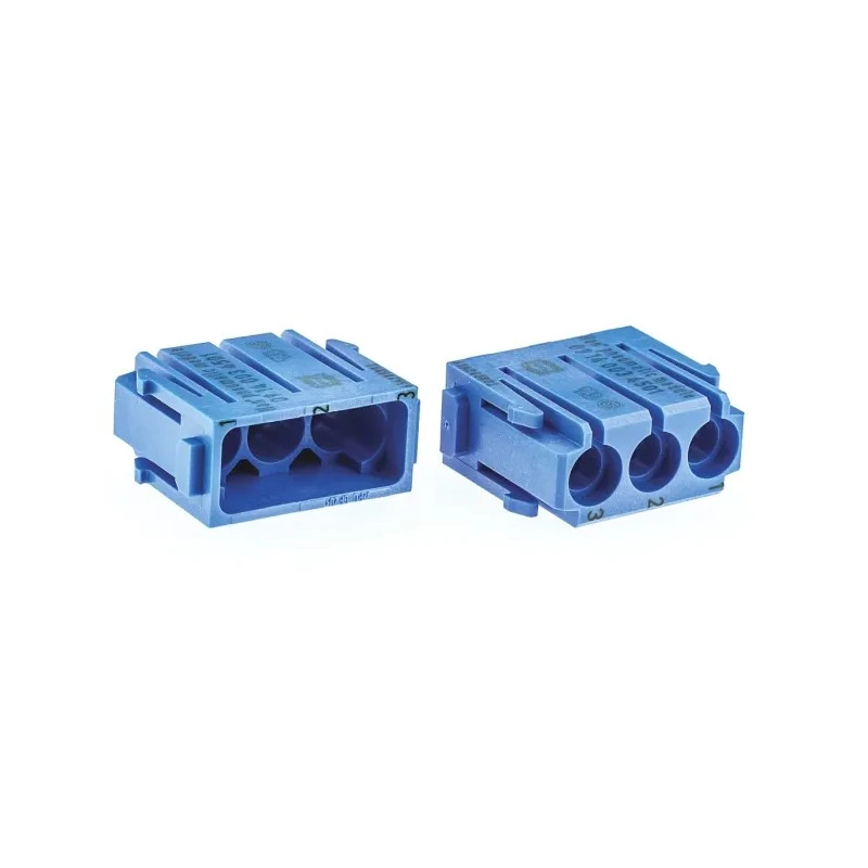 HARTING Heavy Duty Power Connector Module HAN Modular Series Male 3 Contacts 09140034501
