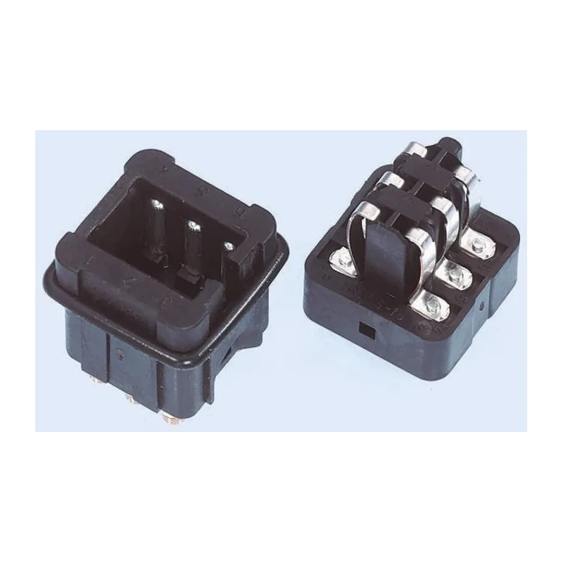 HARTING Heavy Duty Power Connector Insert, 10A Current Rating, STAF Series Male, 6 Contacts, 50V 0970006281202