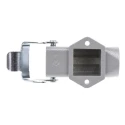 HARTING Han A Range Heavy Duty Power Connector Housing Surface Mount Die Cast Zinc IP67, IP44 1 Lever 3A 09200031250