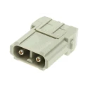 HARTING Heavy Duty Power Connector Module 40A 1 kV HAN Modular Series Male 2 Contacts 09140022601