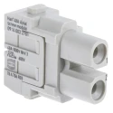 HARTING Heavy Duty Power Connector Module 40A 1kV HAN Modular Series Female 2 Contacts 09140022701