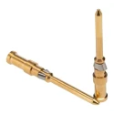 HARTING Heavy Duty Power Connector Han D Male Crimp Contact 10A 250V Gold Plated 09150006125