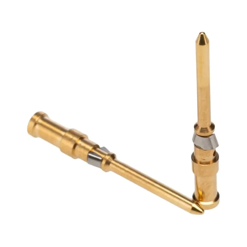 HARTING Heavy Duty Power Connector Han D Male Crimp Contact 10A 250V Gold Plated 09150006125