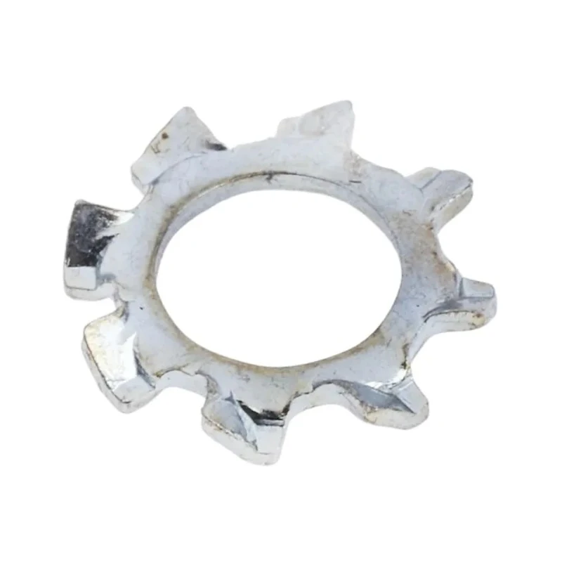 RS PRO Steel Bright Zinc External Tooth Locking Washer, M4, 8mm Diameter, 0.5mm Thickness, DIN 6797A 276-869