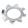 RS PRO Steel Bright Zinc External Tooth Locking Washer, M4, 8mm Diameter, 0.5mm Thickness, DIN 6797A 276-869