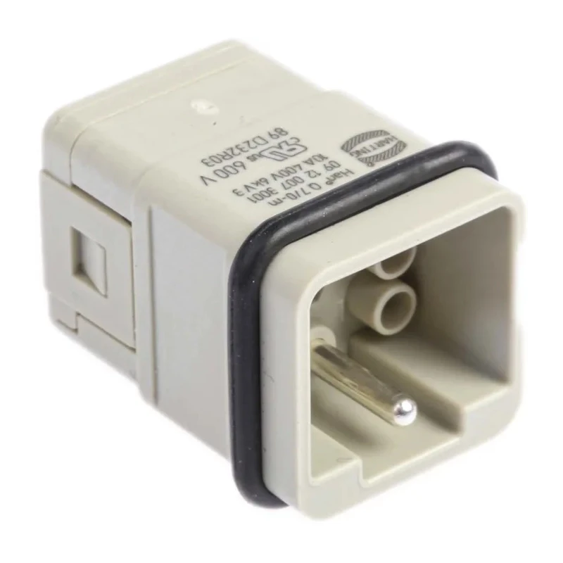 HARTING Heavy Duty Power Connector Insert, 10A, Han Q Series Male, 8 Contacts 09120073001