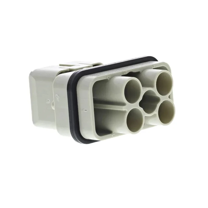 HARTING Heavy Duty Power Connector Insert Han Q Series Male, 7 Contacts, 40A, 690V, Cable Mount, IP65 09120063041