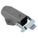 HARTING Han A Range Heavy Duty Power Connector Housing 3A, Die Cast Zinc Body, IP65, Screw Mount, 1 Lever Locking 19200031250