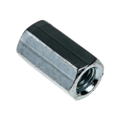 RS PRO 18 mm Bright Zinc Steel Coupling Nut, M6 276-522