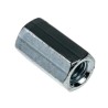 RS PRO 18 mm Bright Zinc Steel Coupling Nut, M6 276-522