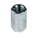 RS PRO 18 mm Bright Zinc Steel Coupling Nut, M6 276-522
