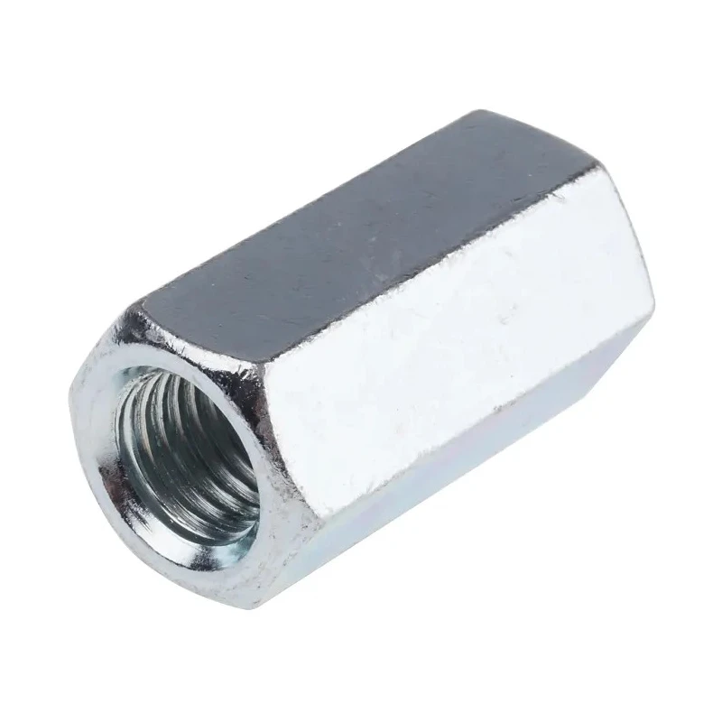RS PRO 48 mm Bright Zinc Steel Coupling Nut, M16 276-566