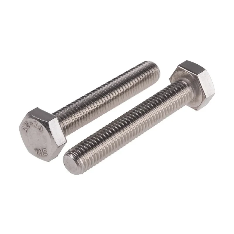 RS PRO Stainless Steel Hex Bolt M10 x 60 mm DIN 933 276-588