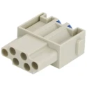 HARTING Heavy Duty Power Connector Module 16A 500V HAN Modular Series Female 6 Contacts 09140062733