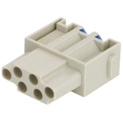 HARTING Heavy Duty Power Connector Module 16A 500V HAN Modular Series Female 6 Contacts 09140062733
