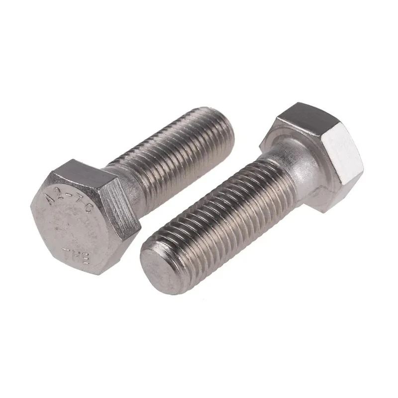 RS PRO Stainless Steel Hex Bolt M16 x 50 mm DIN 933 276-667