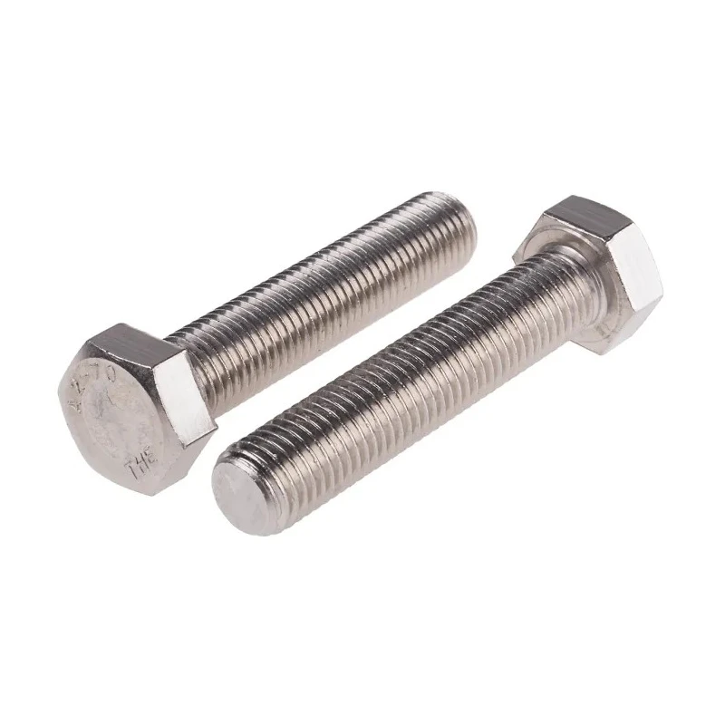 RS PRO Plain Stainless Steel Hex Bolt M16 x 80 mm 276-695