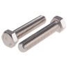RS PRO Plain Stainless Steel Hex Bolt M16 x 80 mm 276-695